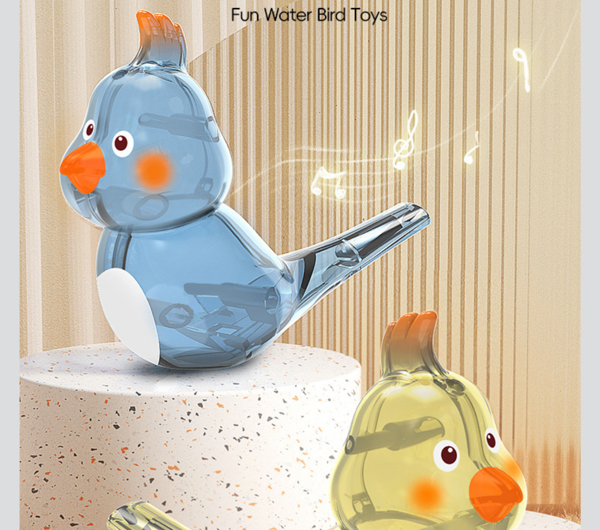 Waterbird Whistle Toy for Kids, Speech Articulation Training, Water-Fi