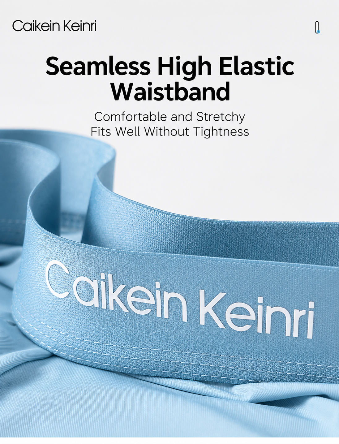 Caikein Keinri Men’s 10A Antibacterial Ice Silk Boxer Briefs