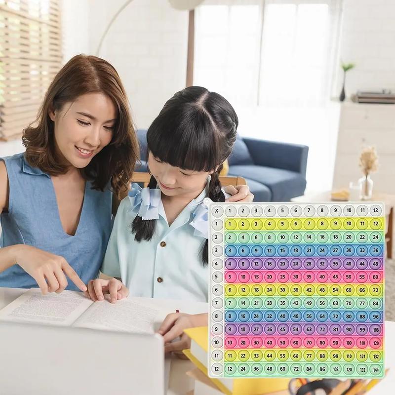 12x12 Multiplication Table Board Game – Portable Math Practice and Lea