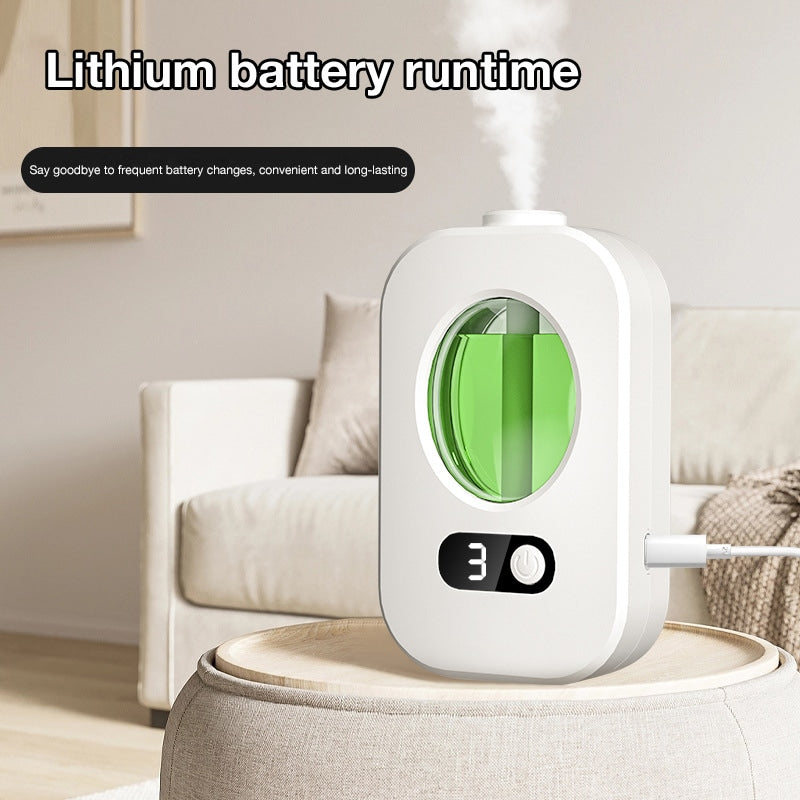 Smart Aromatherapy Diffuser, Automatic Fragrance Spray for Home, Toilet Deodorizer, Rechargeable Scented Air Freshener| Elitebaz