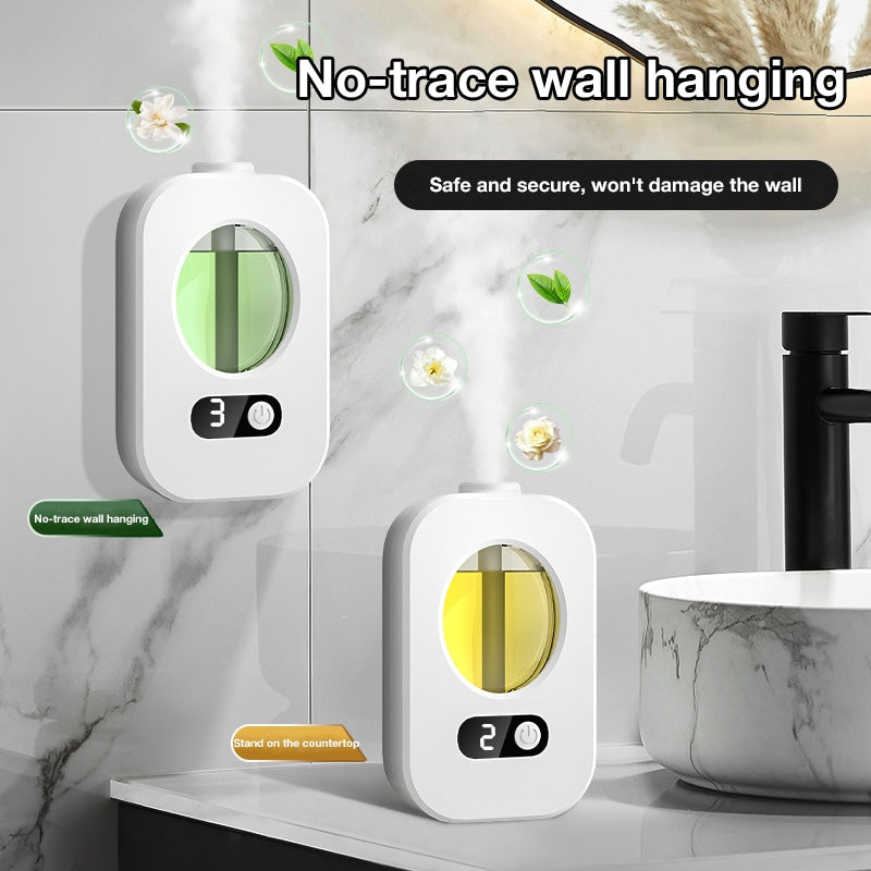 Smart Aromatherapy Diffuser, Automatic Fragrance Spray for Home, Toilet Deodorizer, Rechargeable Scented Air Freshener| Elitebaz