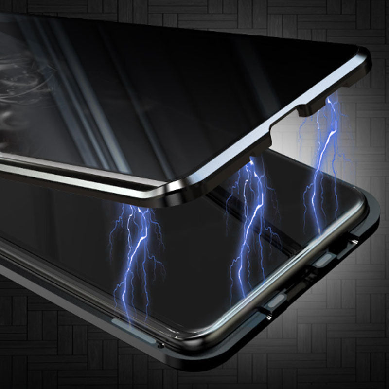 Samsung Anti-Peeping Phone Case, Full-Cover Magnetic Metal Protective Case | Elitebaz