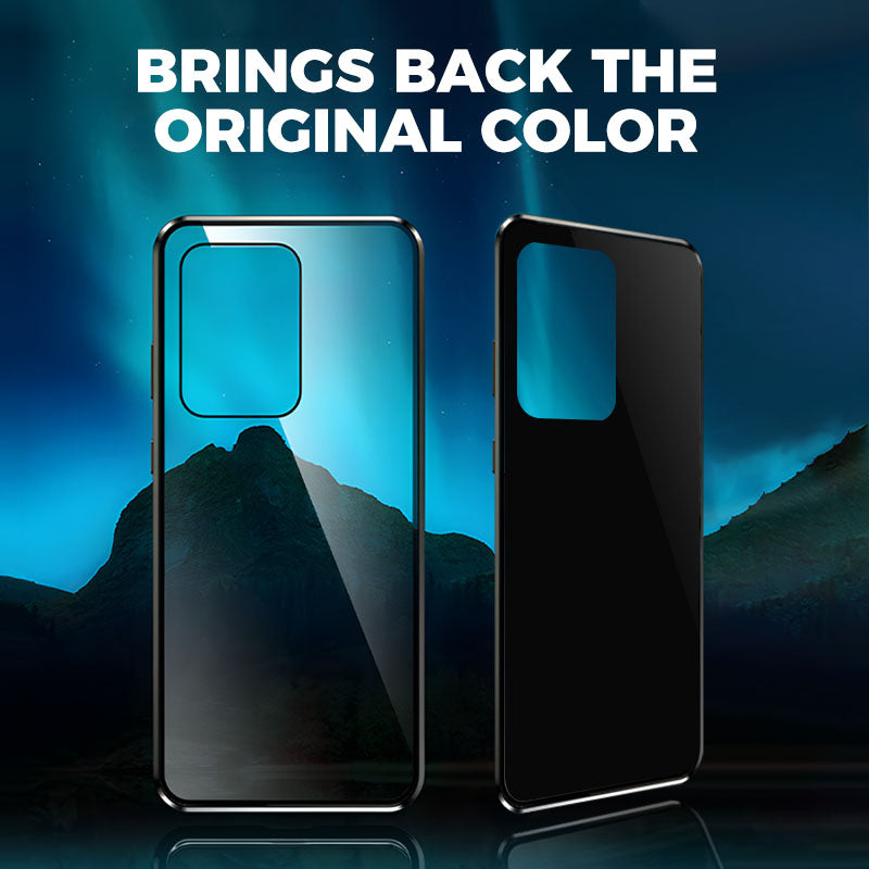 Samsung Anti-Peeping Phone Case, Full-Cover Magnetic Metal Protective Case | Elitebaz