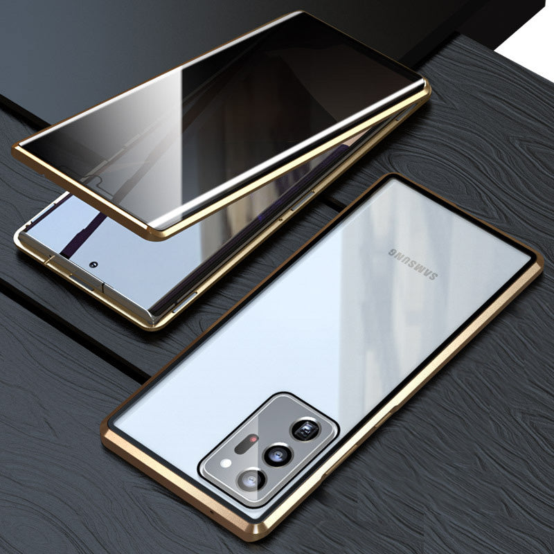 Samsung Anti-Peeping Phone Case, Full-Cover Magnetic Metal Protective Case | Elitebaz