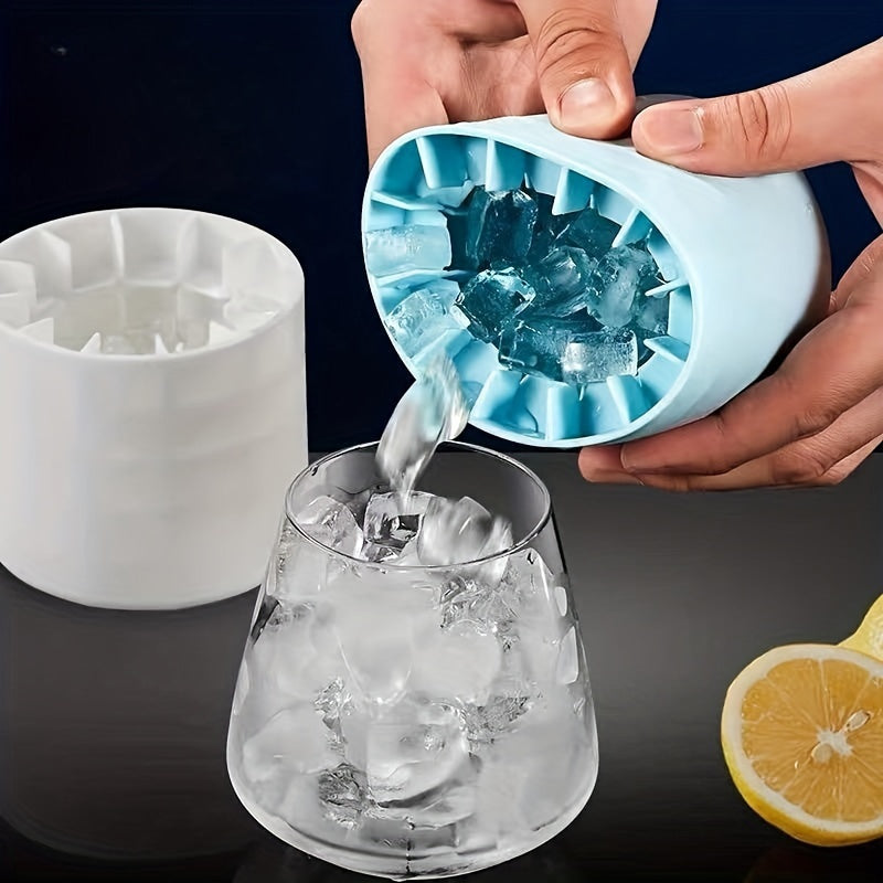 Silicone Cylinder Ice Grid Ice Maker Ice Cube Mold Creativity Mini Ice Bucket| Elitebaz