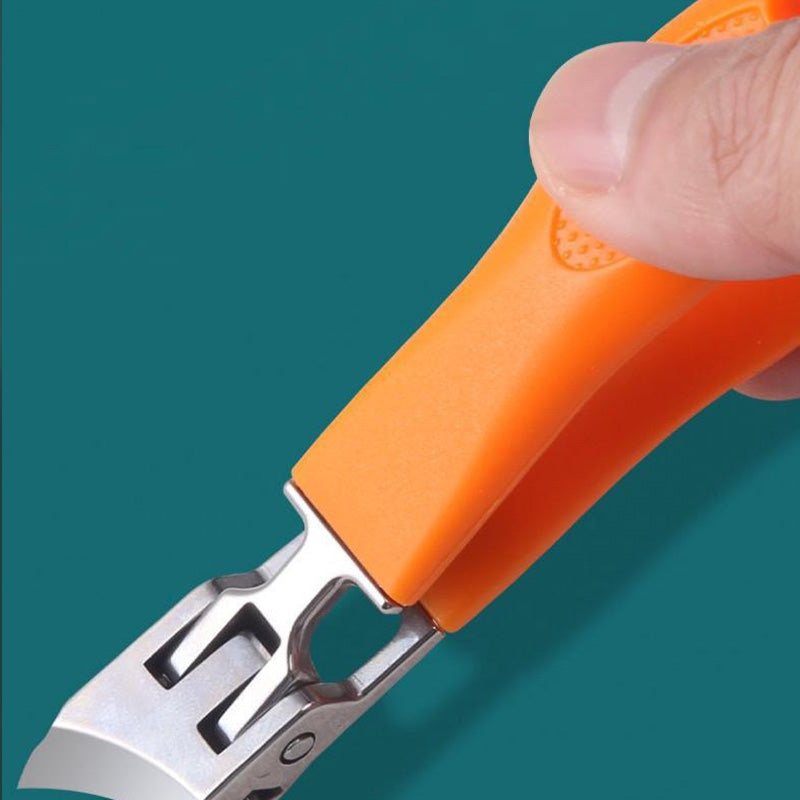 Wide Jaw Opening Anti-Splash Slanted Nail Clipper | Elitebaz