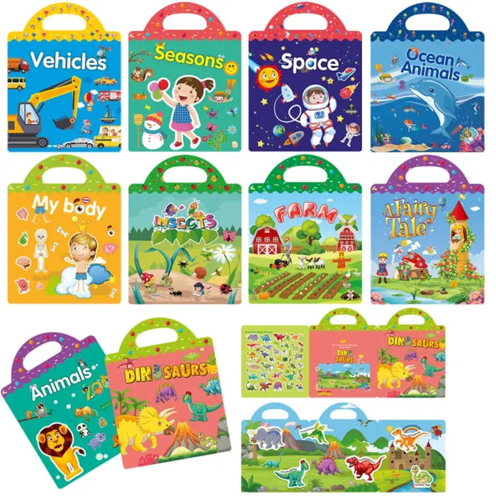 StickyBook - Reusable Sticker Books | Elitebaz