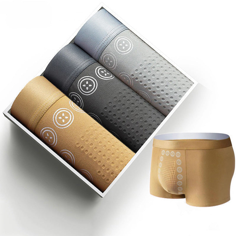 Milk Silk Comfortable Breathable Vitality Mid-waist Boxer Briefs | Elitebaz