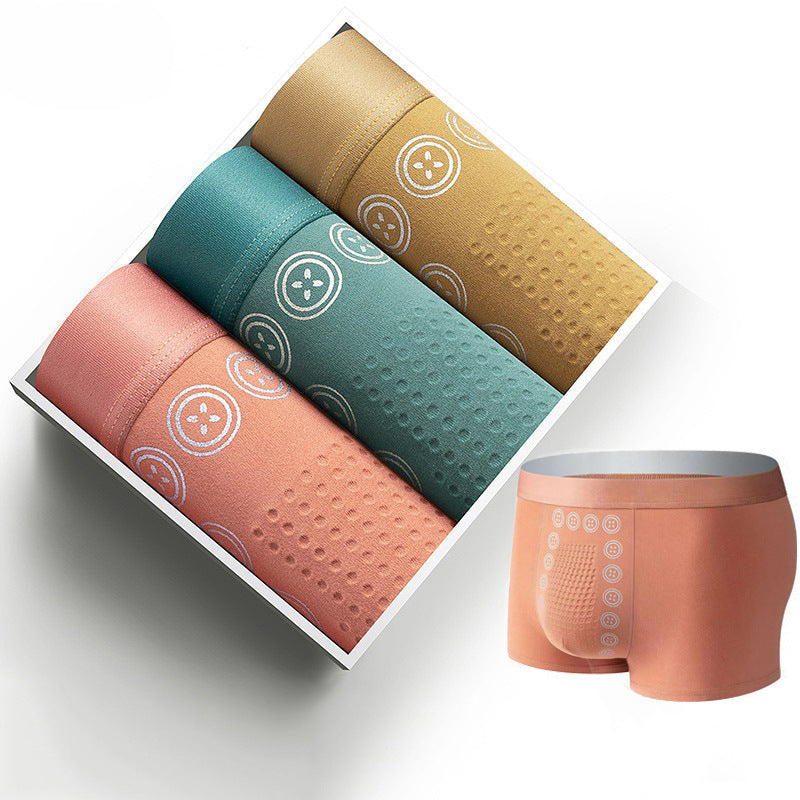 Milk Silk Comfortable Breathable Vitality Mid-waist Boxer Briefs | Elitebaz